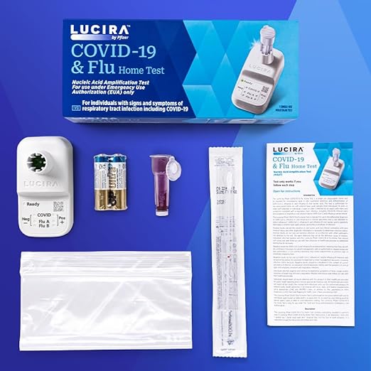 LUCIRA® by Pfizer COVID-19 & Flu Home Test - May 24' Expiration