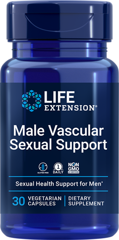 Life Extension Male Vascular Sexual Support 30 Capsules